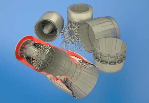 Mikoyan MiG-29K, MiG-29M 'Fulcrum' exhaust nozzles (designed to be used with Trumpeter kits)