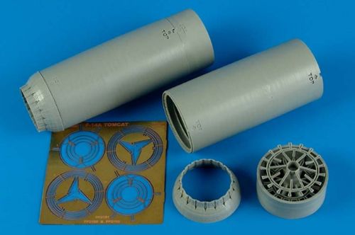 Grumman F-14A Tomcat exhaust nozzles in the open position (designed to be used with Tamiya kits)