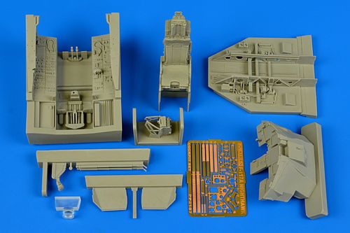 Lockheed F-117A Nighthawk cockpit set (designed to be used with Trumpeter kits)