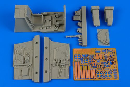 Messerschmitt Bf-109G-6 cockpit set (designed to be used with Revell kits)