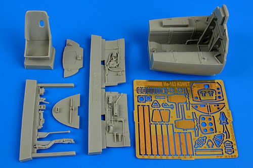 Messerschmitt Me-163B Komet cockpit set (designed to be used with Meng Model kits)