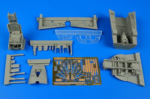 Lockheed F-104G/S Starfighter cockpit set (C2 seat) (designed to be used with Italeri kits)