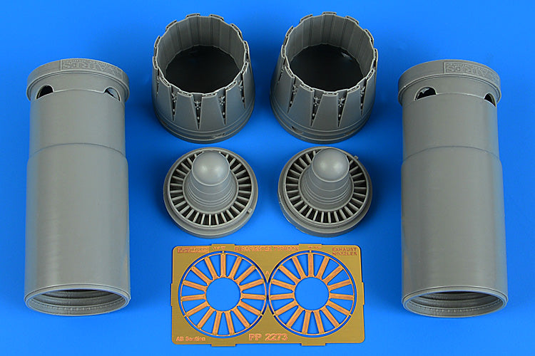 Eurofighter exhaust nozzles (designed to be used with Revell kits)