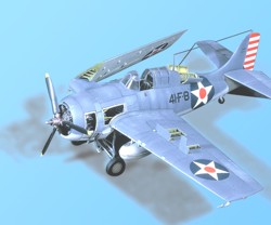 Grumman F4F-4 Wildcat details (designed to be used with Tamiya kits)