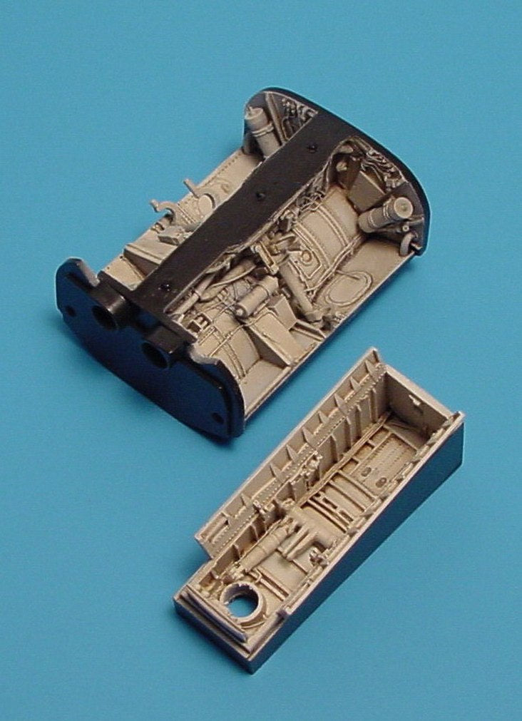 Vought F-8E Crusader wheel bay (designed to be used with Eduard kits, Hasegawa and Hobby 2000 kits)