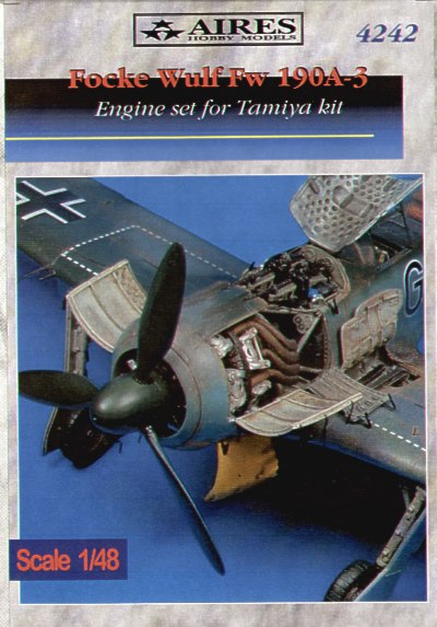 Focke-Wulf Fw-190A-3 engine (designed to be used with Tamiya kits)
