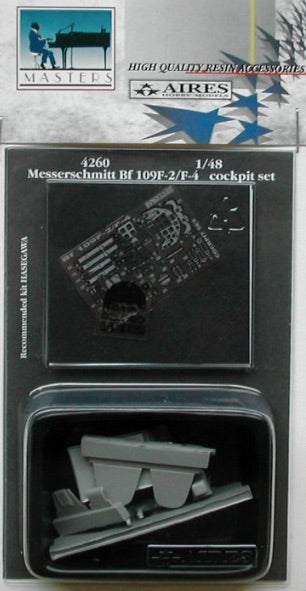Messerschmitt Bf-109F-2/Bf-109F-4 cockpit (designed to be used with Hasegawa kits)