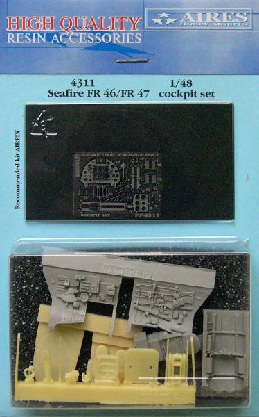 Supermarine Seafire FR.46/FR.47 cockpit set (designed to be used with Airfix kits)