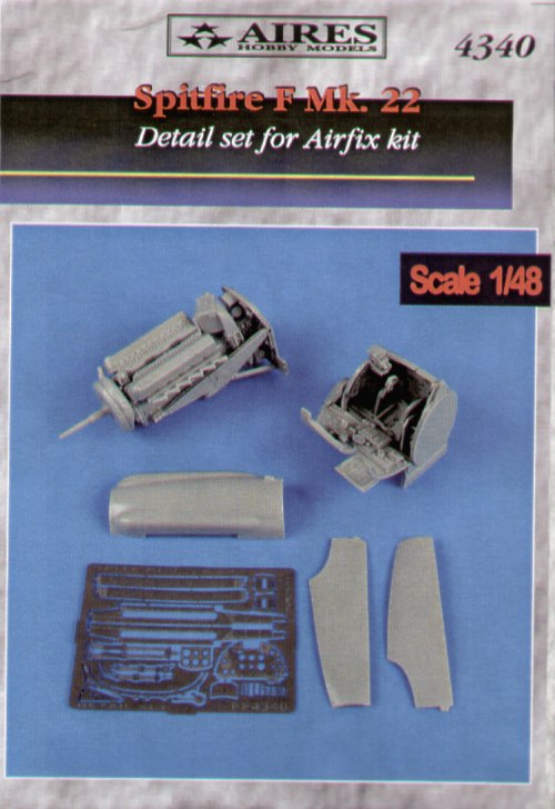 Supermarine Spitfire Mk.22 detail set (designed to be used with Airfix kits)