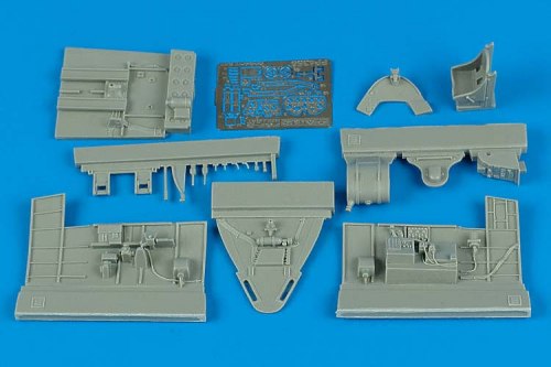 Grumman F6F-3 Hellcat cockpit set (designed to be used Eduard kits)