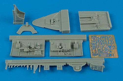 Grumman F6F-5 Hellcat cockpit set (designed to be used with Eduard kits)