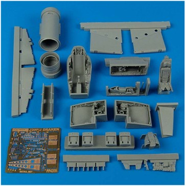 Saab J-35F 'Draken' detail set (designed to be used with Eduard kits and Hasegawa kits)