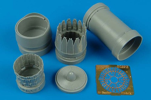 Lockheed-Martin F-16C/Lockheed-Martin F-16D Fighting Falcon block 52 exhaust nozzle (designed to be used with Kinetic Model kits)