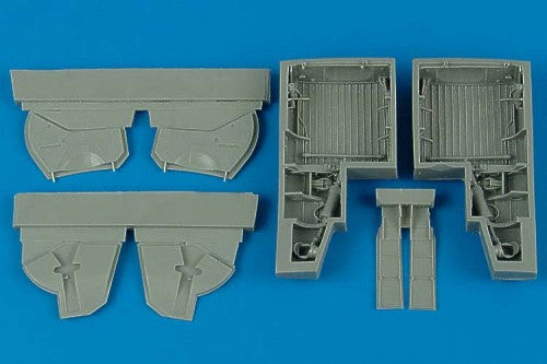 Republic P-47D Thunderbolt wheel bays (designed to be used with Tamiya kits)