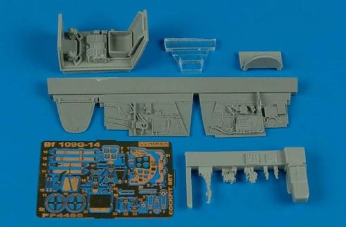 Messerschmitt Bf-109G-14 cockpit set (designed to be used with Academy kits)