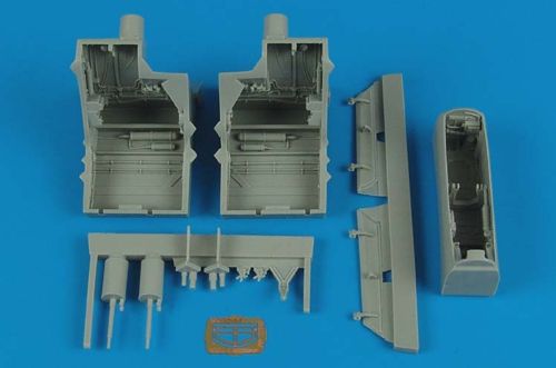 Lockheed-Martin F-22A Raptor wheel bays (designed to be used with Hasegawa kits)
