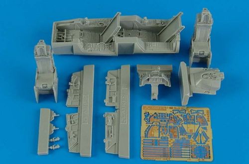 General-Dynamics F-16B Fighting Falcon cockpit set (designed to be used with Kinetic Model kits)