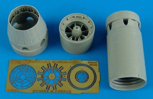 Dassault_Mirage 2000C/2000B/2000D/2000N exhaust nozzle - closed (designed to be used with Kinetic Model kits)
