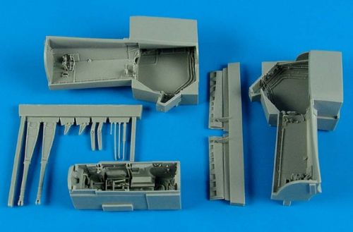 Grumman EA-6B Prowler wheel bay (designed to be used with Kinetic Model kits)