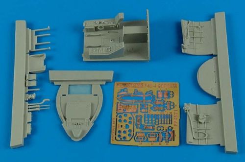 Vought F4U-4 Corsair cockpit set (designed to be used with Hobby Boss kits)
