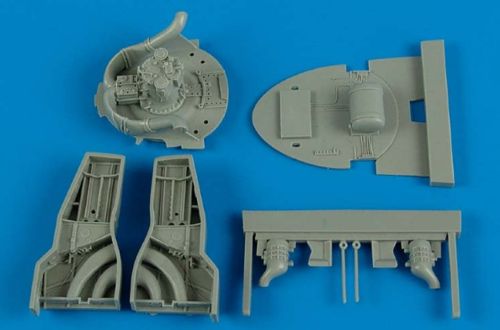 Grumman F8F-1 Bearcat wheel bay (designed to be used with Hobby Boss kits)