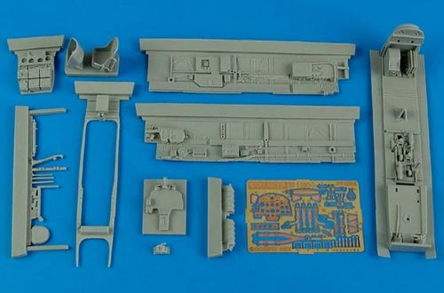 Messerschmitt Bf-110D-3 cockpit set (designed to be used with Cyber-Hobby kits)