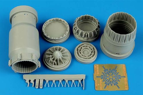 Mikoyan MiG-23M/MiG-23MF Flogger exhaust nozzle - opened (designed to be used with Trumpeter kits)