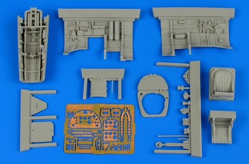 Supermarine Spitfire Mk.IXc cockpit set (designed to be used with Eduard kits) !!!
