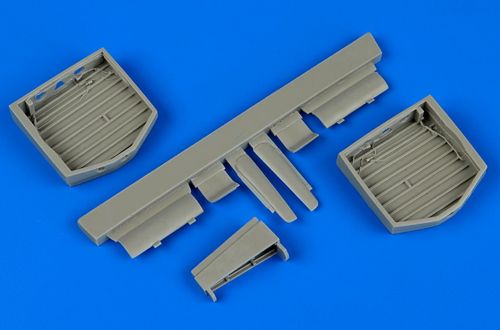 Curtiss P-40M Kittyhawk wheel bay (designed to be used with Hobby Boss kits)
