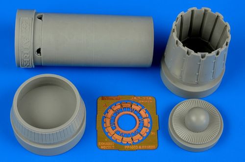 Saab JAS-39C Gripen exhaust nozzle - opened (designed to be used with Kitty Hawk Models Models and Zimi Model kits)