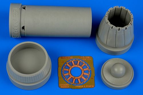Saab JAS-39C Gripen exhaust nozzle - closed (designed to be used with Kitty Hawk Models Models and Zimi Model kits)