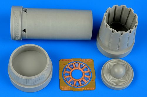 Saab JAS-39A/C Gripen exhaust nozzle - opened(designed to be used with Kitty Hawk Models Models and Zimi Model kits)