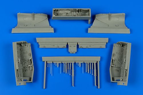 Saab Jas-39 Gripen wheel bay (designed to be used with Kitty Hawk Models Models and Zimi Model kits)