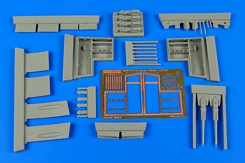 Supermarine Spitfire Mk.IXe gun bay (designed to be used with Eduard kits)