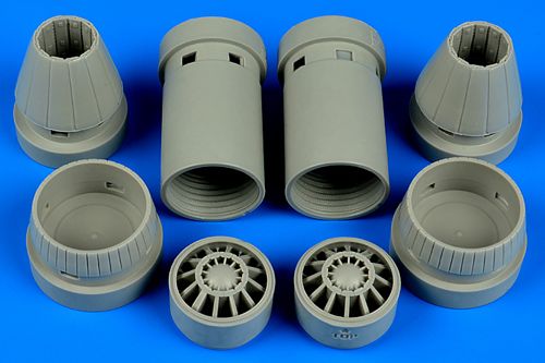 Boeing F/A-18E Super Hornet exhaust nozzles - closed (designed to be used with Revell kits)