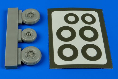 Cessna A-37A/A-37B Dragonfly wheels & paint masks (designed to be used with Trumpeter kits)