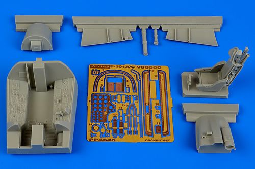 McDonnell F-101A/C Voodoo cockpit set (designed to be used with Kitty Hawk Models Models and Zimi Model kits)