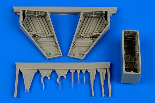 McDonnell F-101A/C Voodoo wheel bay (designed to be used with Kitty Hawk Models Models and Zimi Model kits)