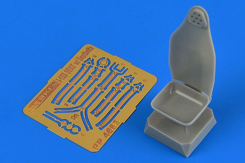 Polikarpov I-153 Chaika seat (designed to be used with ICM UA UK kits)