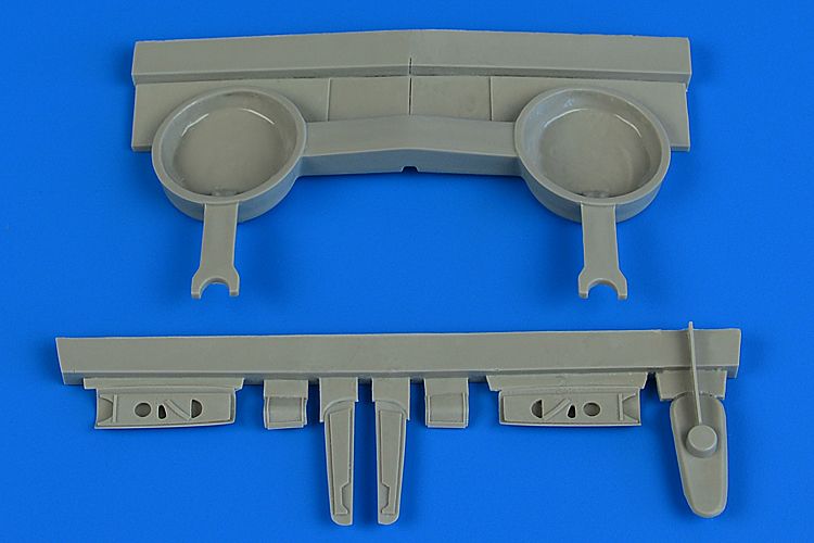 Curtiss P-40B Warhawk wheel bay (designed to be used with Airfix kits)