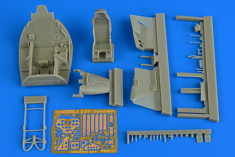 Saab J-29F Tunnan cockpit set (designed to be used with Pilot Replicas kits)