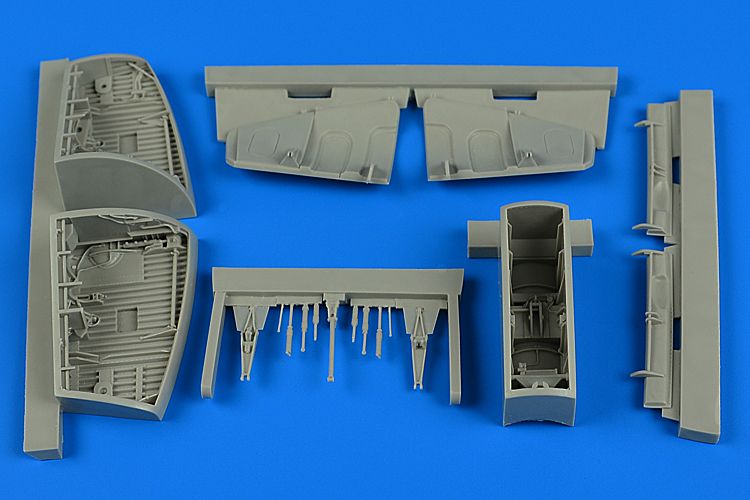 Saab J-29F Tunnan wheel bay (designed to be used with Pilot Replicas kits)
