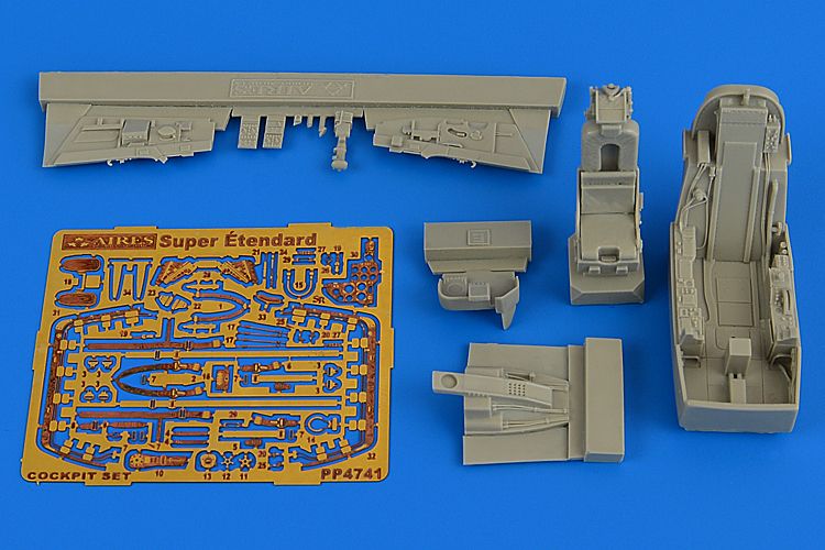 Dassault Super Etendard SUE cockpit set (designed to be used with Kinetic Model kits)