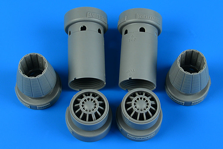 Boeing F/A-18E/F Super Hornet exhaust nozles - opened (designed be used with Meng Model kits)