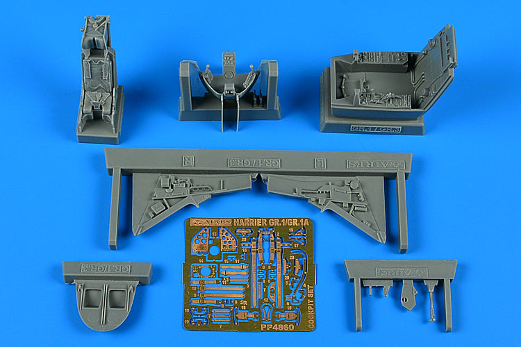 Bae Harrier GR.1/GR.1A cockpit set (designed be used with Kinetic Model kits)