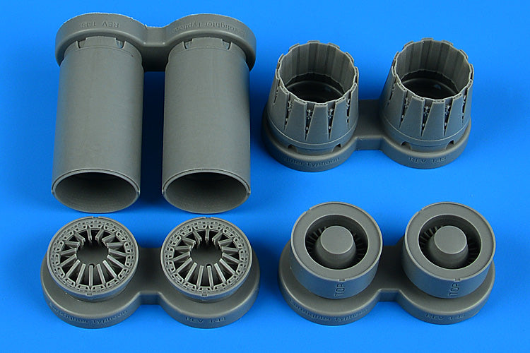 Eurofighter EF-2000A Typhoon exhaust nozzles (designed to be used with Revell kits)