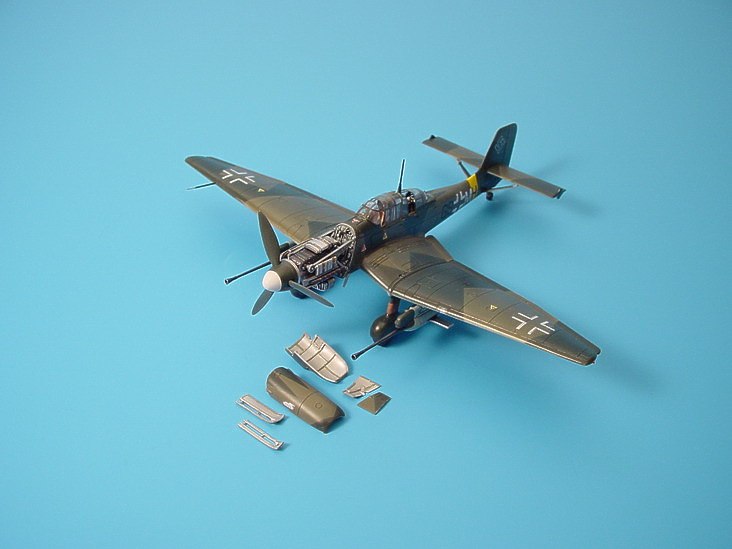 Junkers Ju-87G 'Stuka' details (designed to be used with Academy kits)