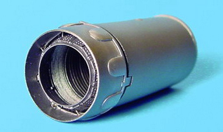 Vought F-8E/F-8P Crusader exhaust nozzle (designed to be used with Academy kits)