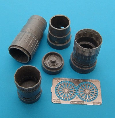 Mikoyan MiG-29A exhaust nozzles (designed to be used with Hasegawa kits)