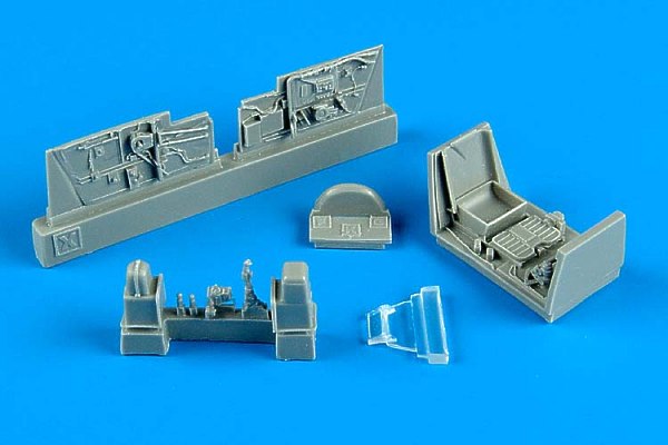 Messerschmitt Bf-109G-10 cockpit set (designed to be used with Revell kits)